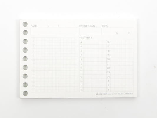 Maruman Mini Session Time Planning Refill