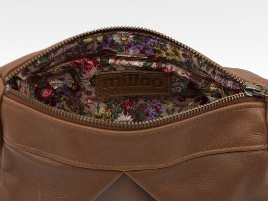 Bolsa de accesorios Milloo Estia marrón chocolate