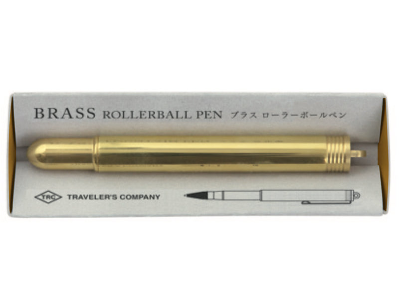 Stylo à bille en laiton de la compagnie Traveler's