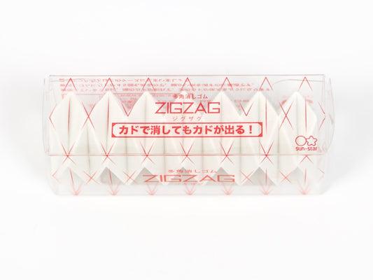 ZIGZAG Polygonal Eraser White