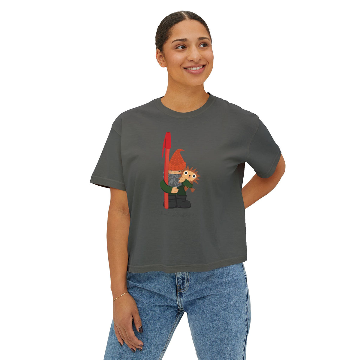 Tokyo Pen Shop Hiro with Gnome Women's Boxy Tee