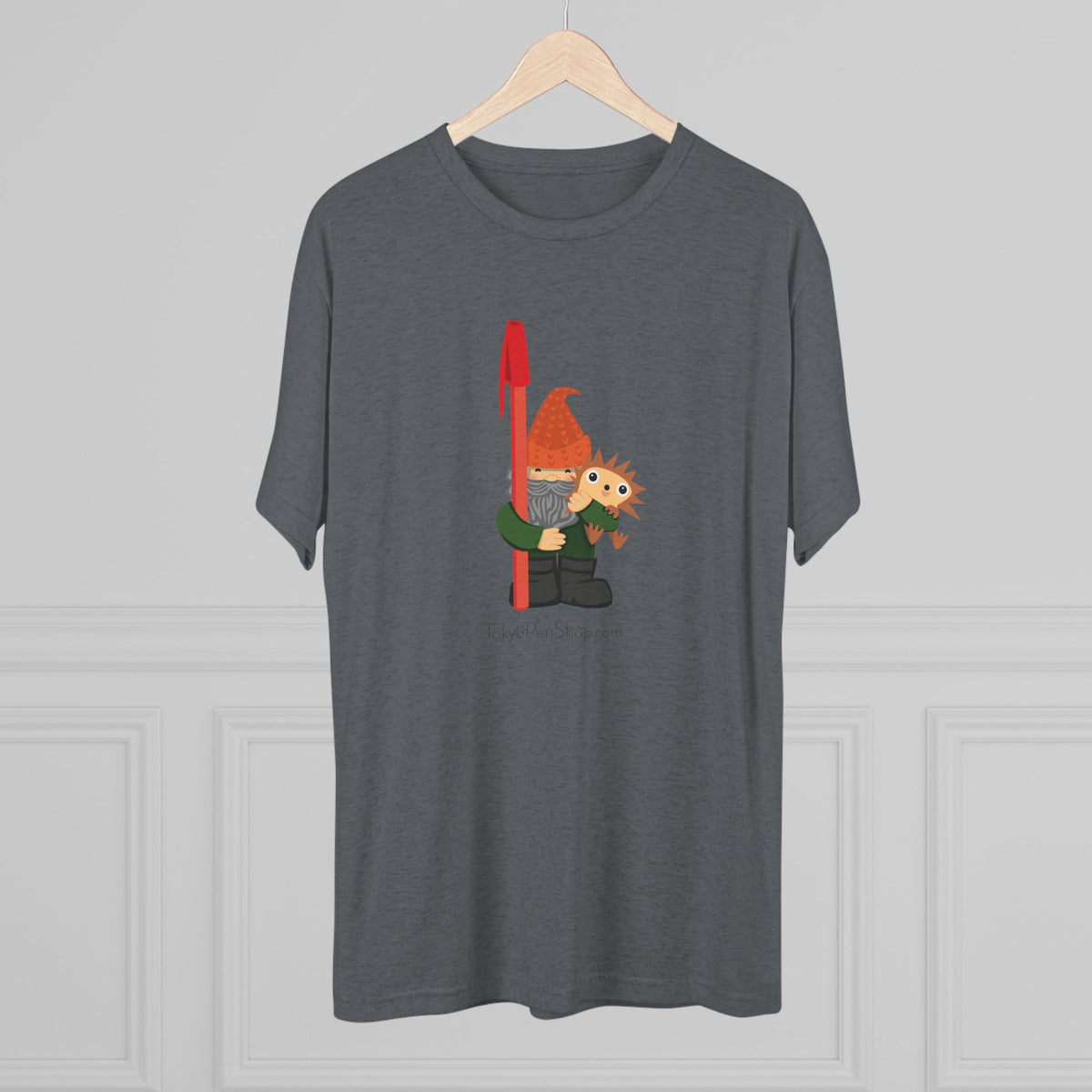 Tokyo Pen Shop Hiro with Gnome Triblend Tee