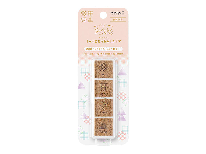Midori Yuru Log Stamp Set