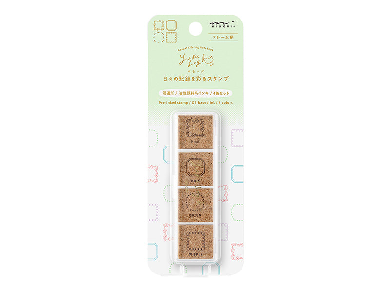 Midori Yuru Log Stamp Set