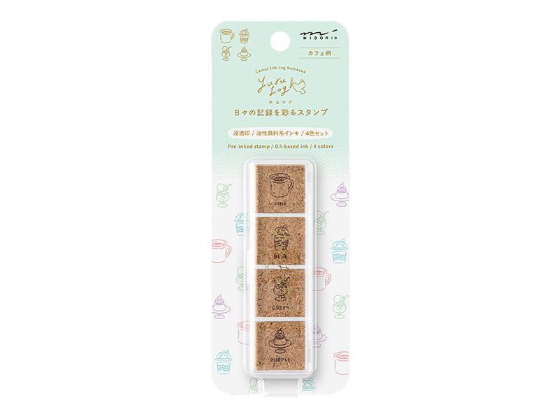 Midori Yuru Log Stamp Set