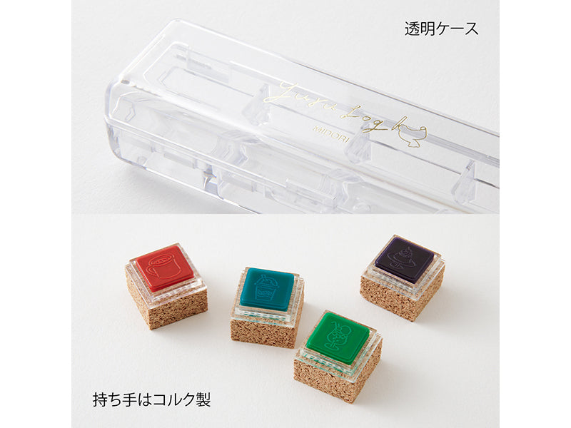 Midori Yuru Log Stamp Set