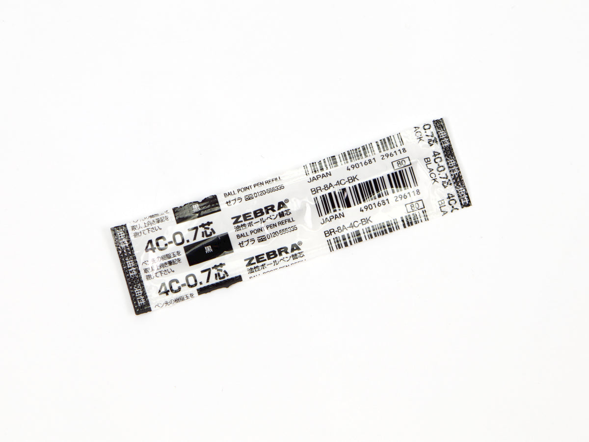 Recambio de minibolígrafo Zebra Slide BR-8A-4C