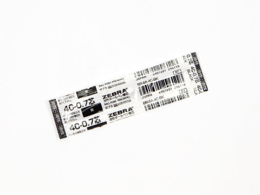 Zebra Slide Mini Refill BR-8A-4C .7mm