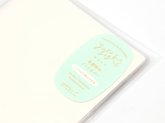 Midori Yuru Log Clear Cover B6