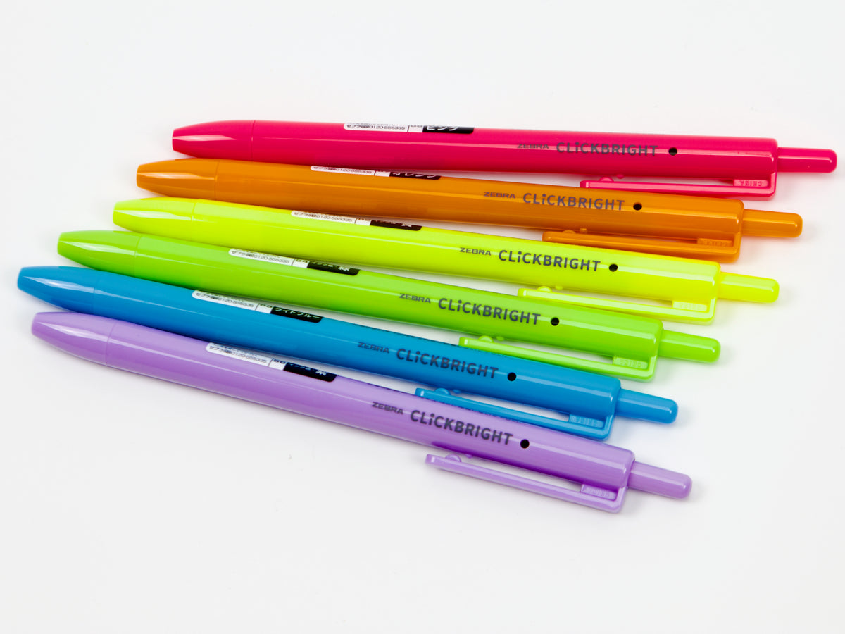 Zebra Click Bright 6 Color Set