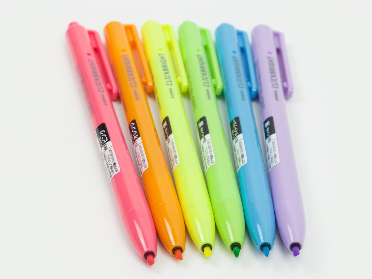 Zebra Click Bright 6 Color Set
