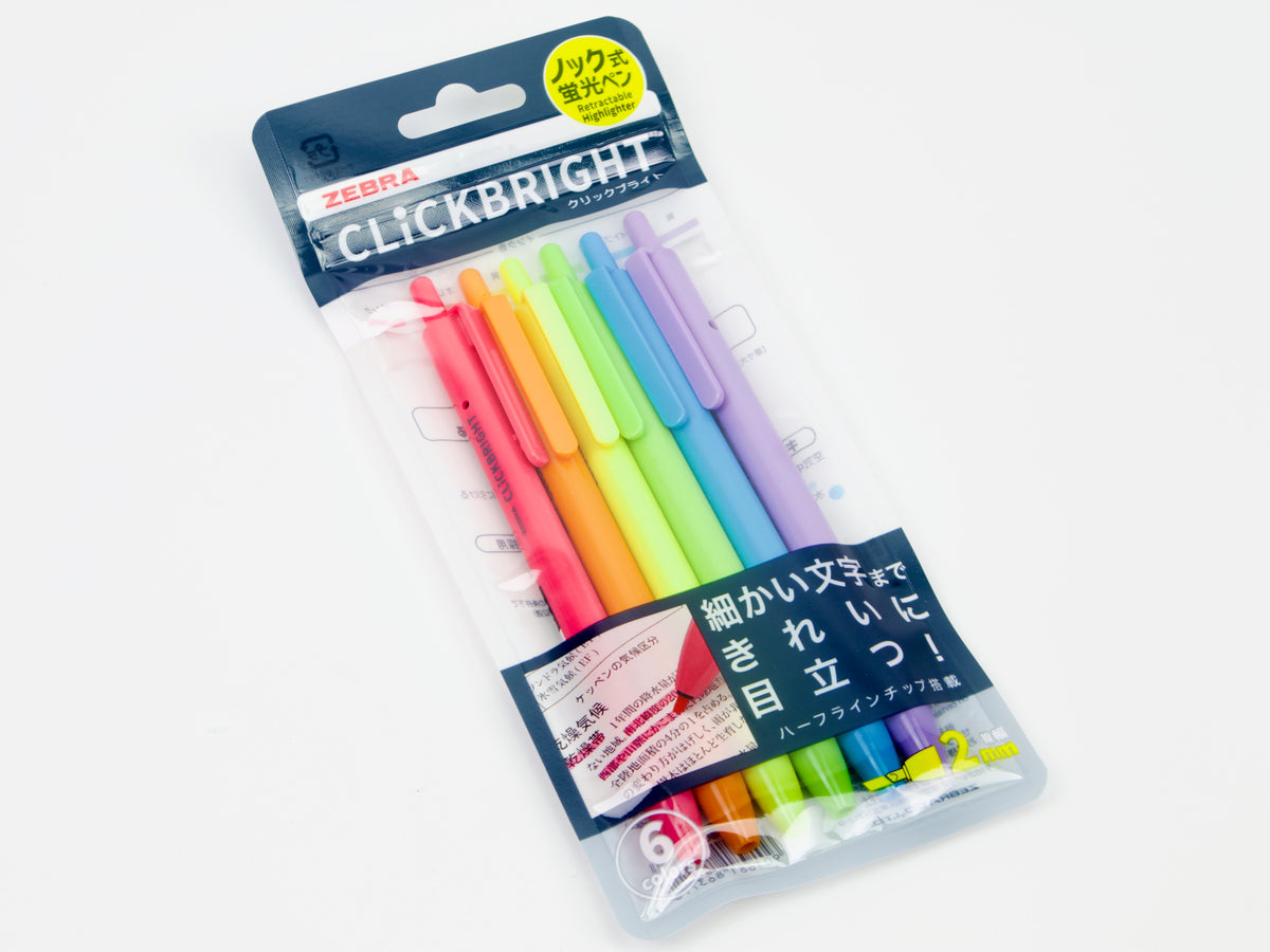 Zebra Click Bright 6 Color Set