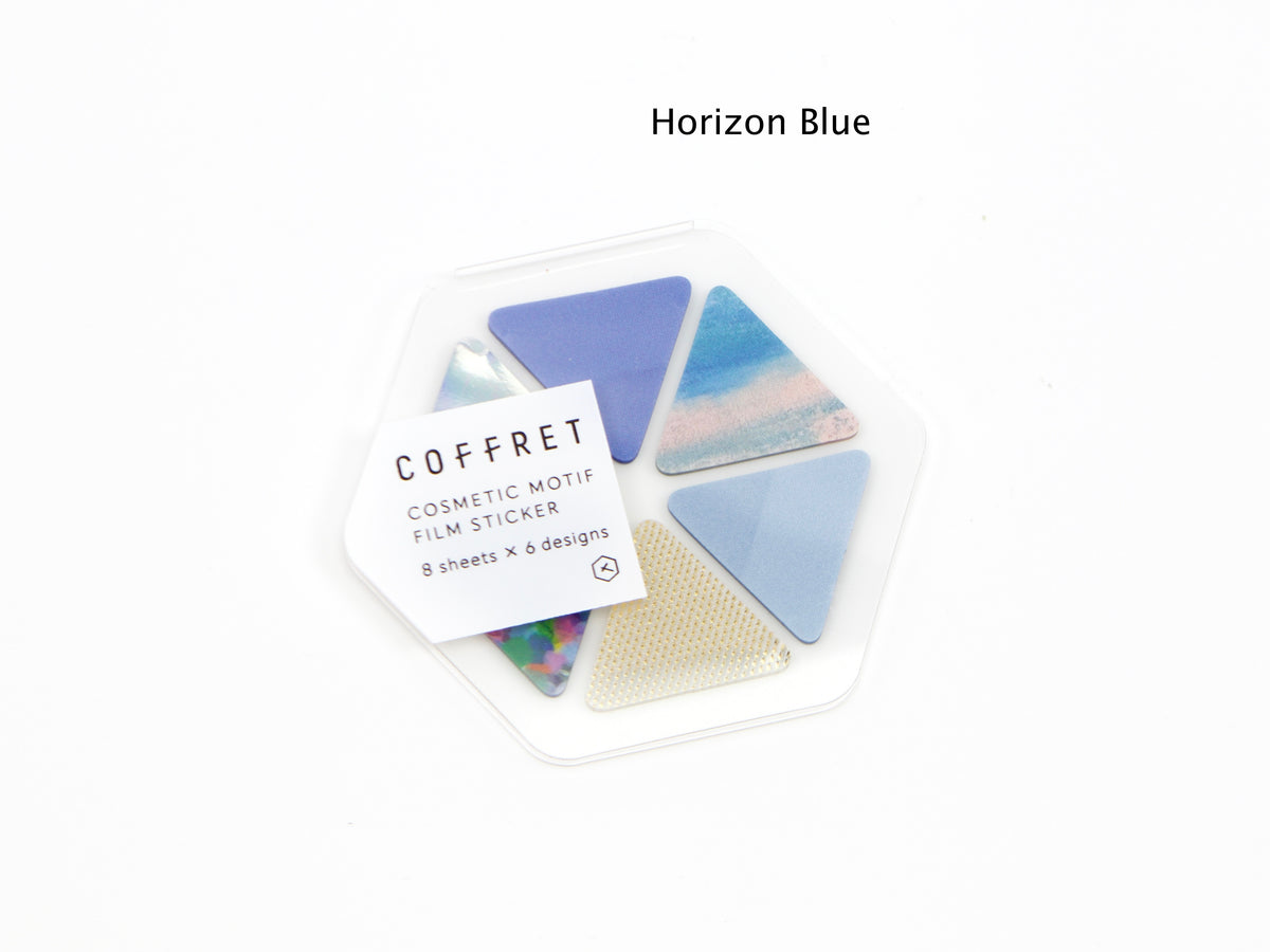Hitotoki Coffret Cosmetic Motif Film Sticker Triangles
