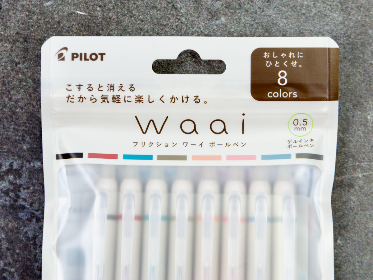 Waai Series Erasable Frixion Ball Knock 8 Color Set