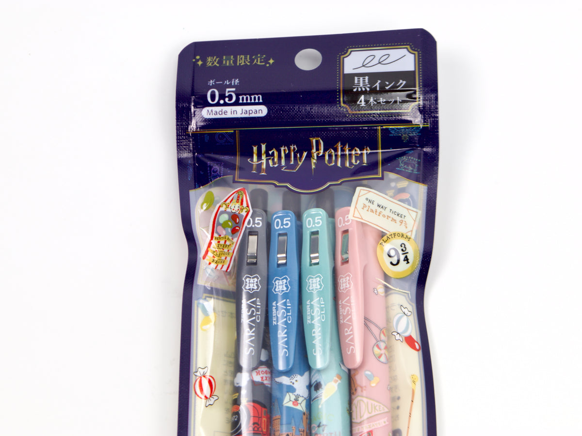 Harry Potter x Sarasa Clip 4 Pen Set LTD