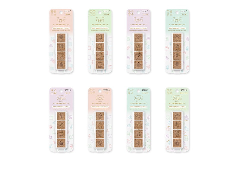 Midori Yuru Log Stamp Set
