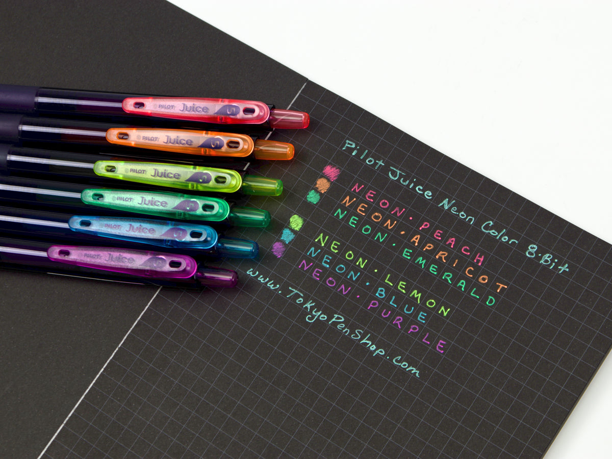 Pilot Juice Neon Color 8-Bit 6 Color Set