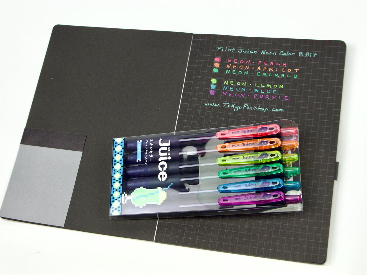 Pilot Juice Neon Color 8-Bit 6 Color Set