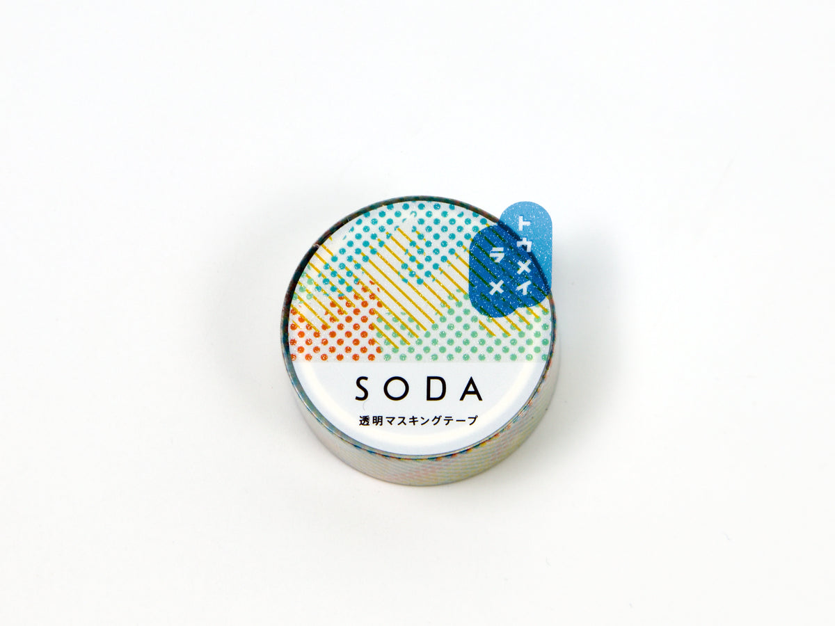 Hitotoki SODA Sparkle and Shine Transparent Tape 15mm