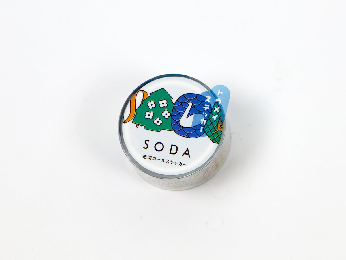 Hitotoki SODA Sparkle and Shine Transparent Tape 20mm