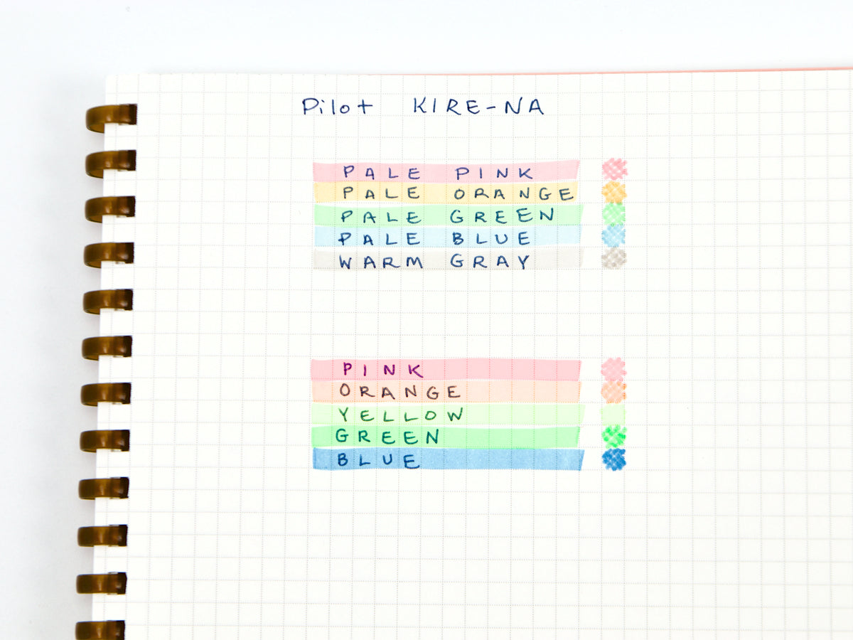Pilot Kire-Na Highlighter 5 Color Set