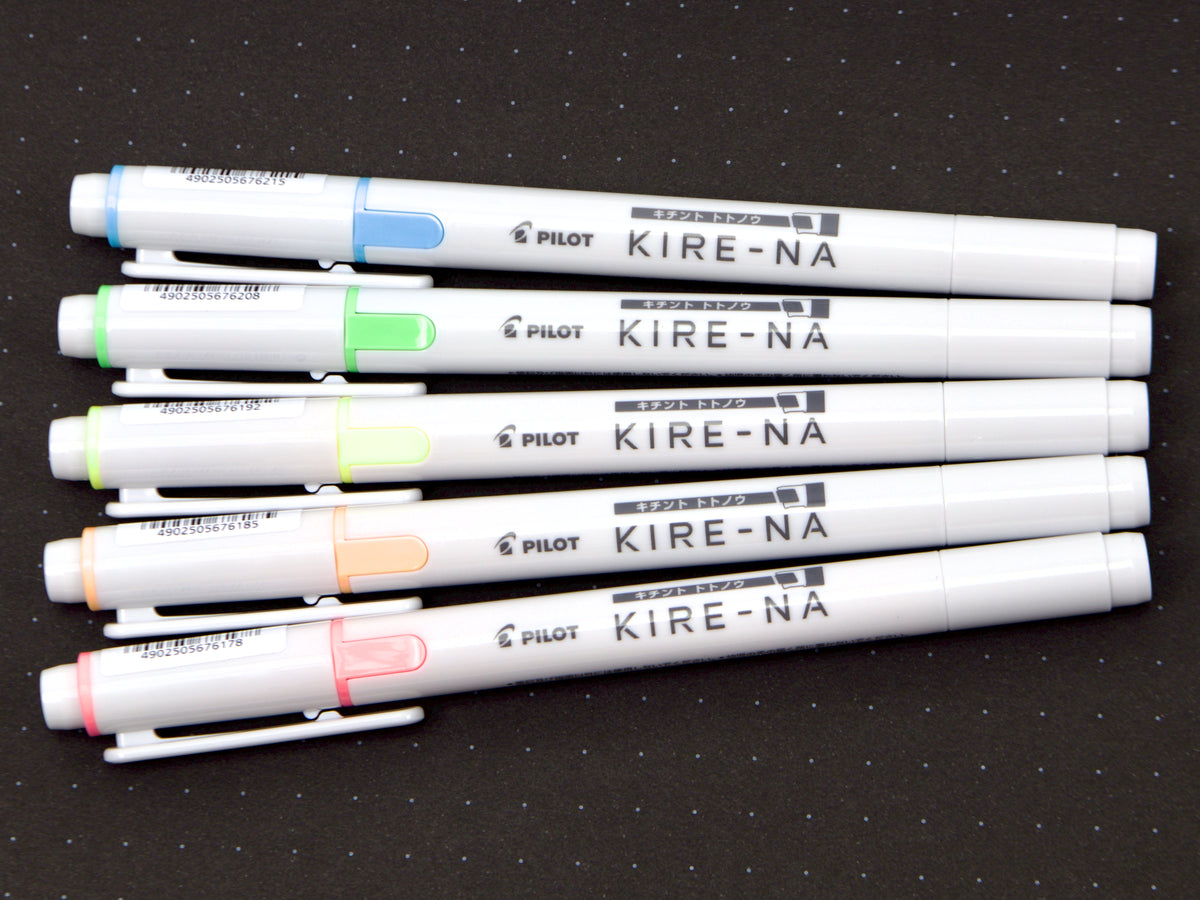 Pilot Kire-Na Highlighter 5 Color Set