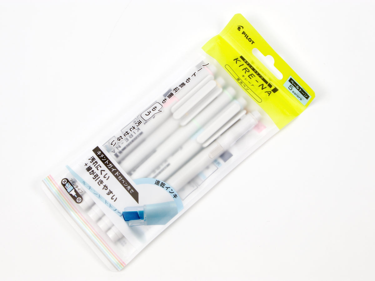 Pilot Kire-Na Highlighter 5 Color Set
