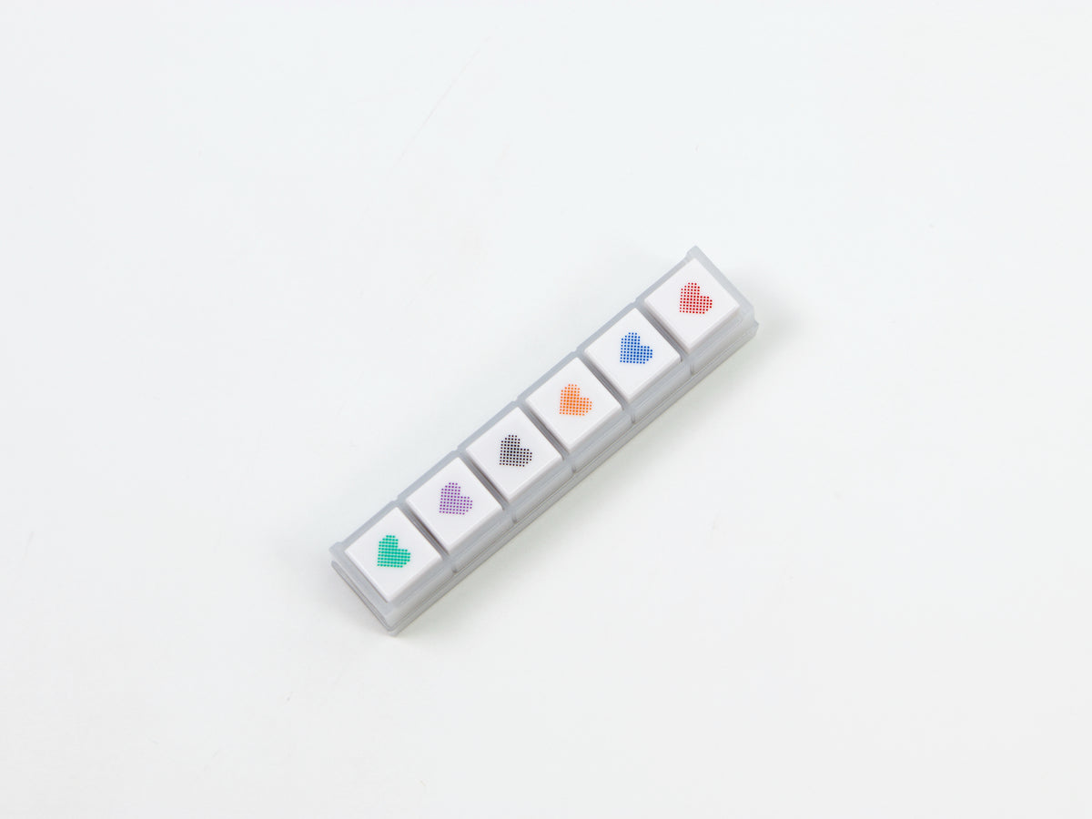 Pochitto 6 Push Button Stamp by Kodomo no Kao
