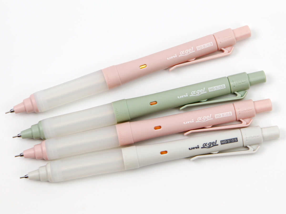 Uni Alpha Gel Kuru Toga Switch New Colors
