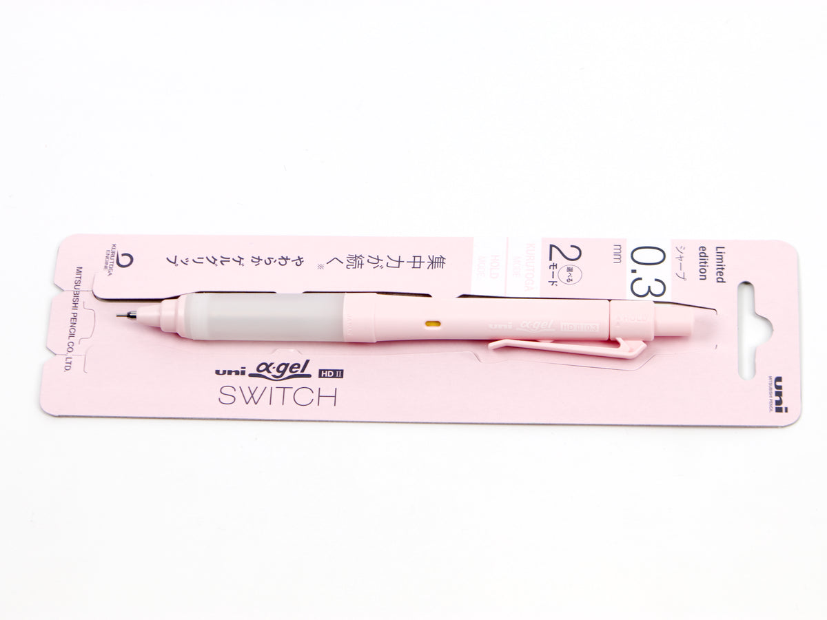 Uni Alpha Gel Kuru Toga Switch Limited Colors