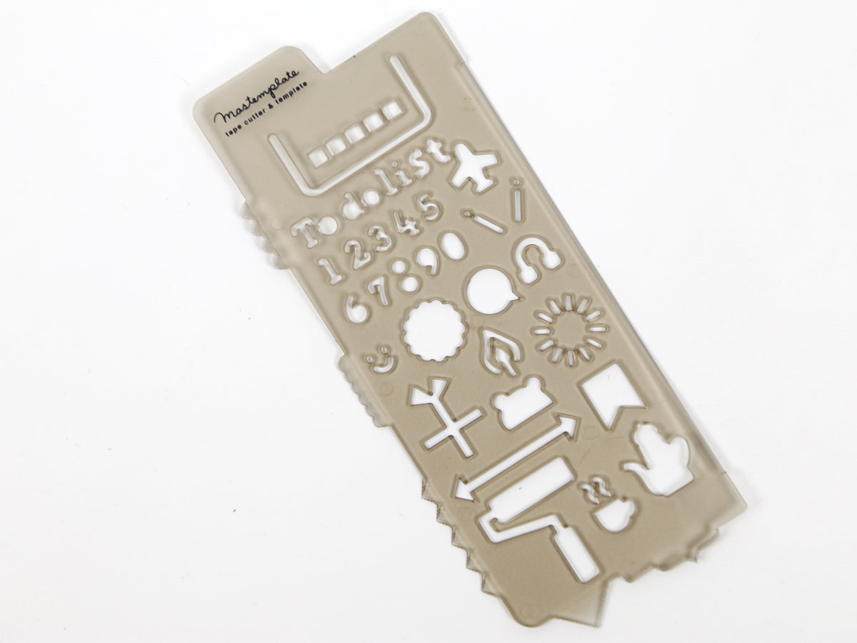 Mastemplate Bookmark Planner Stencil