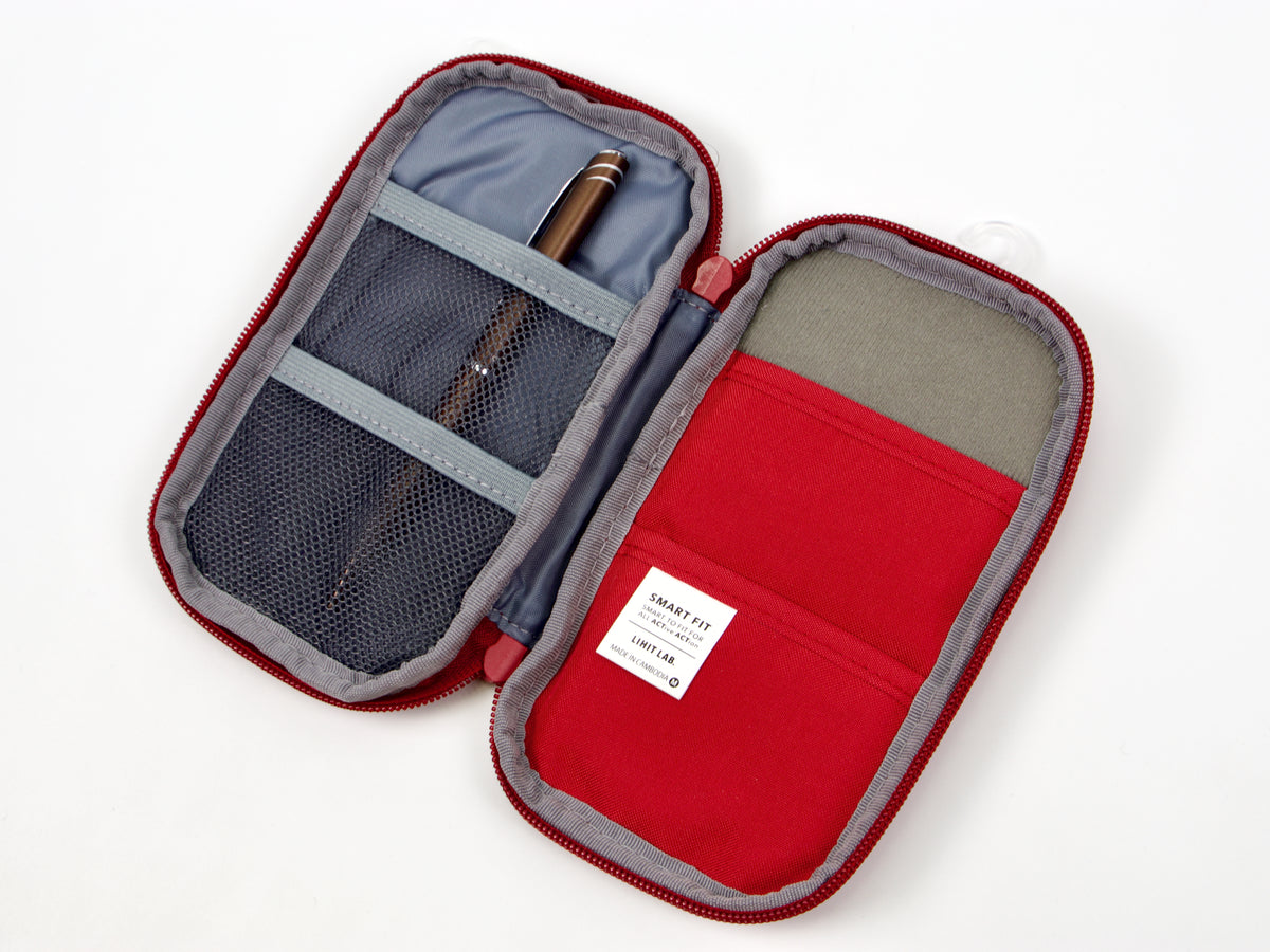 Estuche para bolígrafos tipo libro de laboratorio Lihit, individual