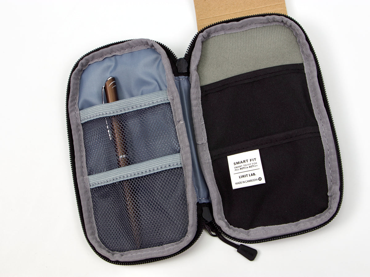 Estuche para bolígrafos tipo libro de laboratorio Lihit, individual