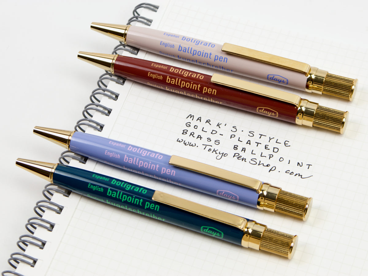 Mark's Inc. Gold Plated Brass Pen