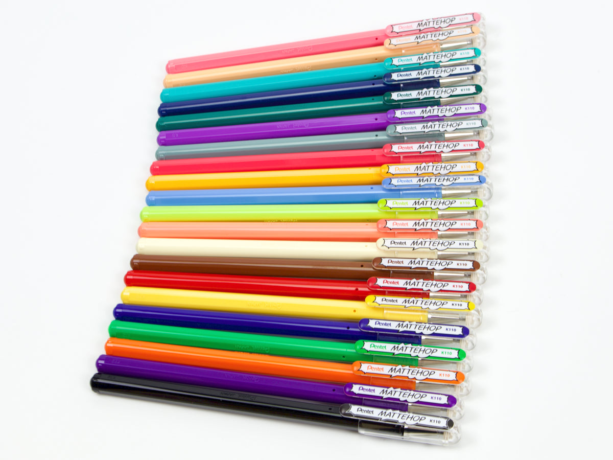 Coffret de 7 couleurs Pentel Mattehop