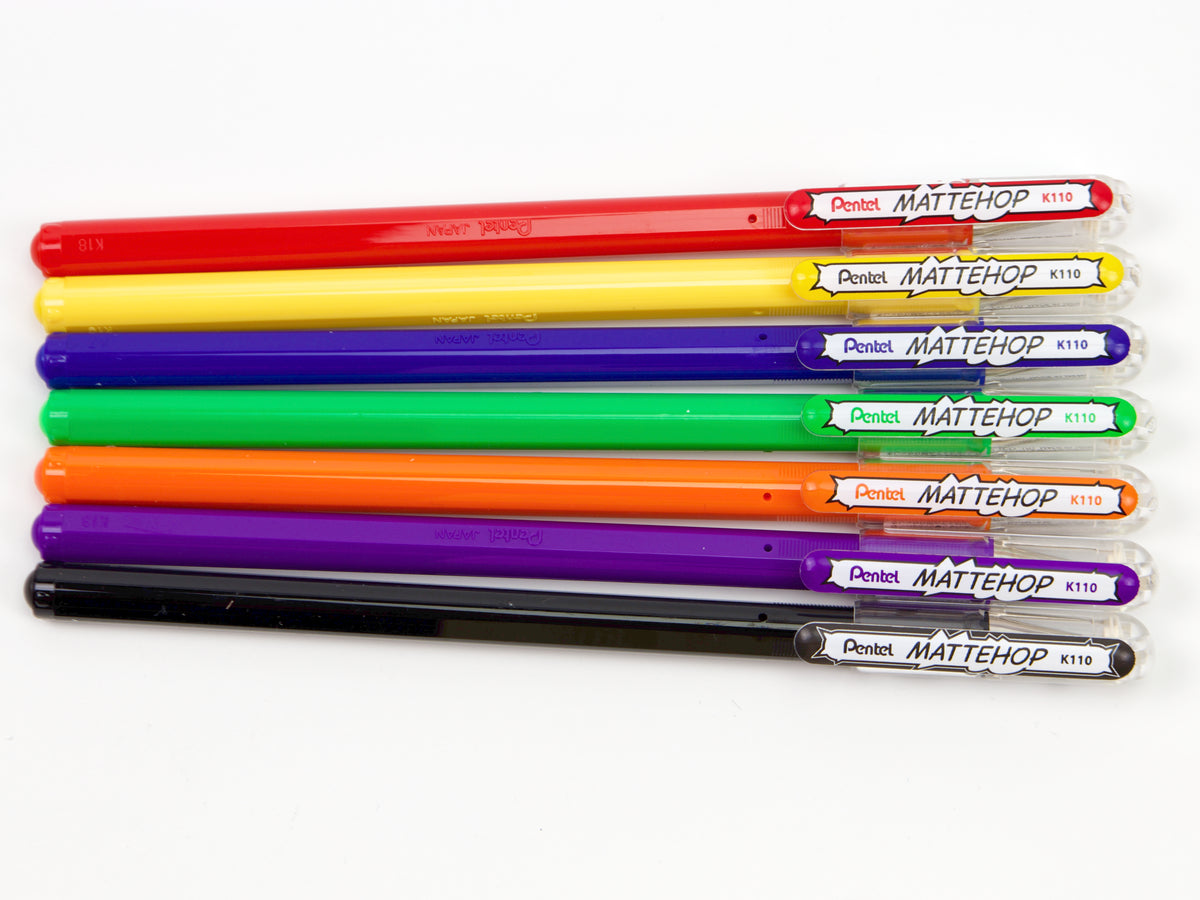 Coffret de 7 couleurs Pentel Mattehop