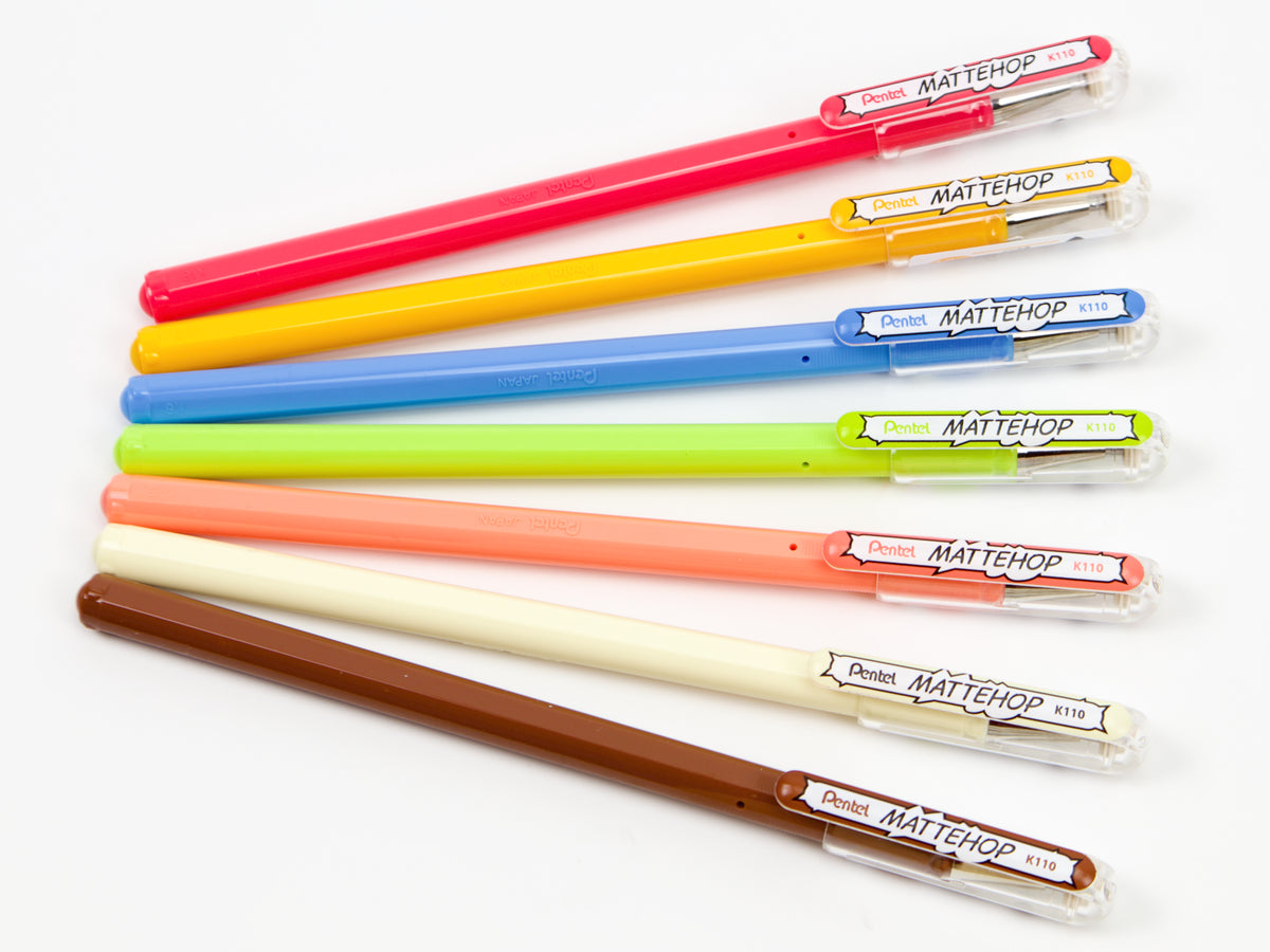 Coffret de 7 couleurs Pentel Mattehop