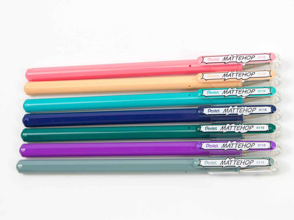 Juego de 7 colores Mattehop de Pentel