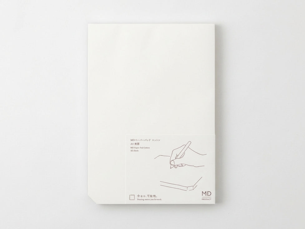 Midori MD Paper Doublebound A5 Notepad Cotton