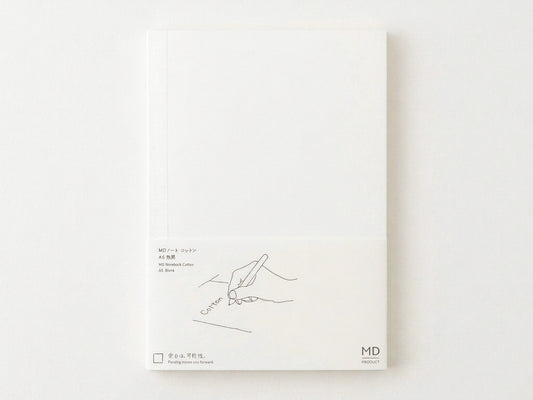 Cuaderno de algodón cuadrado tamaño A5 de Midori MD Paper