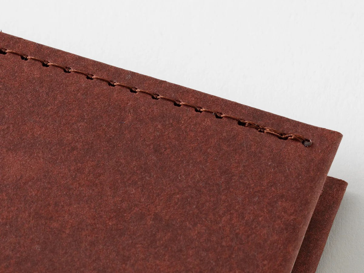 Midori MD Paper A5 Square Notebook Hard Cover (Dark Brown)