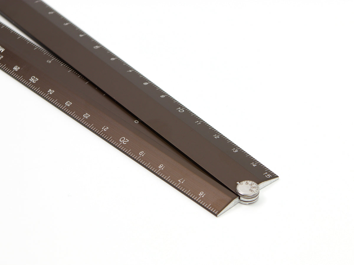 Règle multifonctionnelle Midori en aluminium 30 cm
