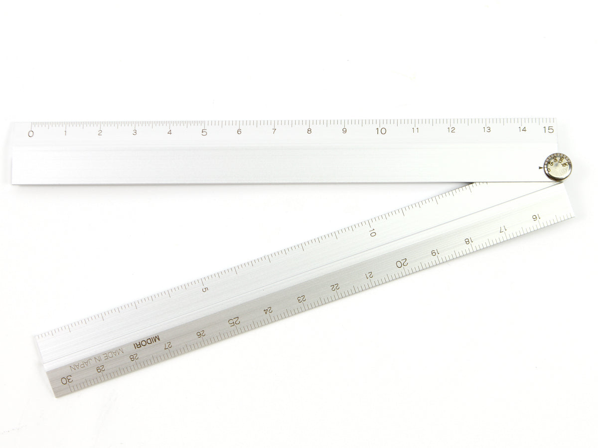 Règle multifonctionnelle Midori en aluminium 30 cm