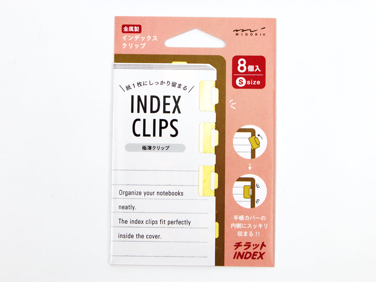Clips d'indexation Midori Copper