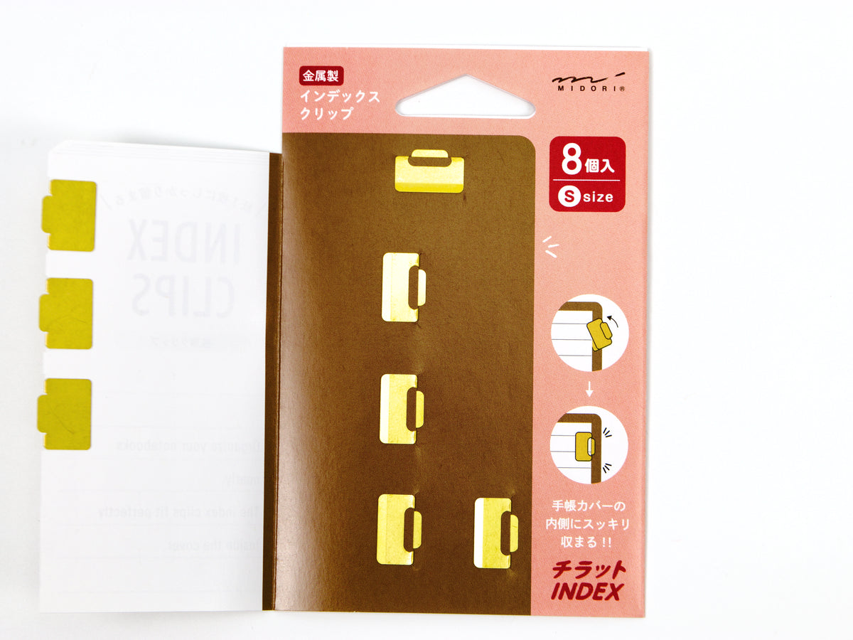 Clips d'indexation Midori Copper