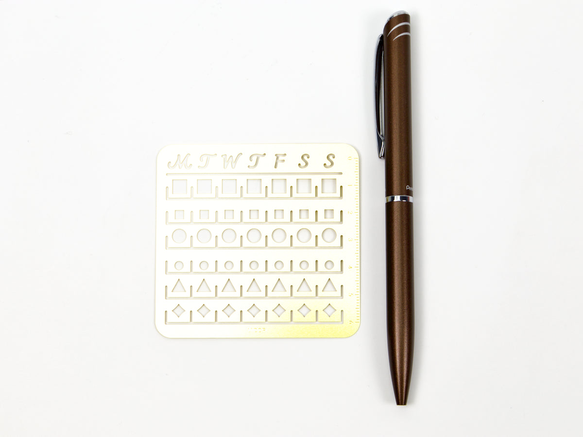 Midori Calendar Stencil Medium Size