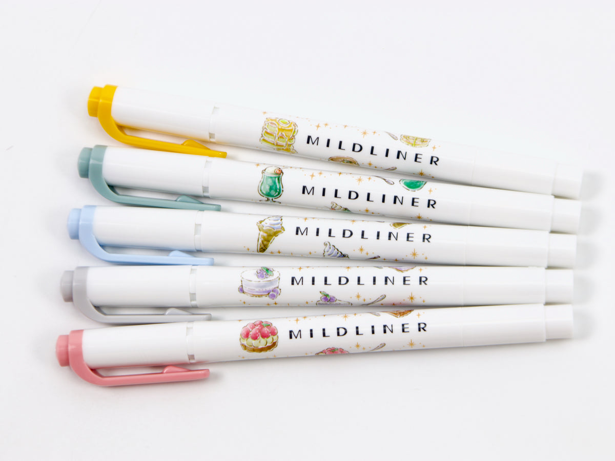 Zebra MildLiner 5 Color Sets 3PM Snack LTD
