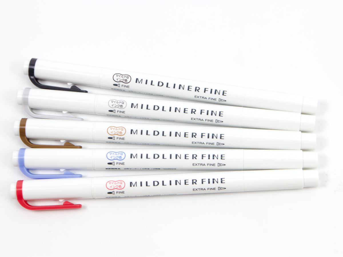 Zebra MildLiner Fine 5-pack LTD
