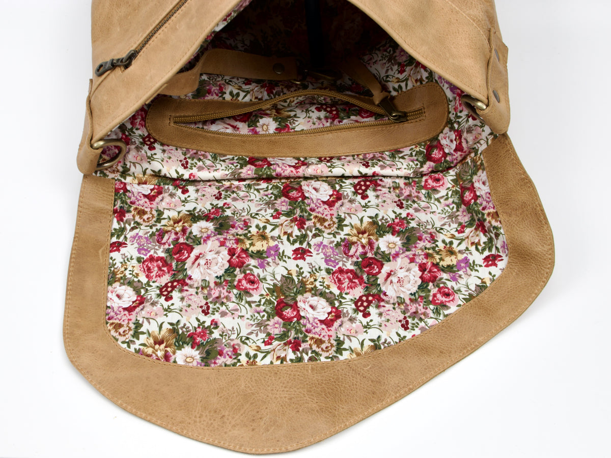 Sac à bandoulière Erato de Milloo en marron vieilli