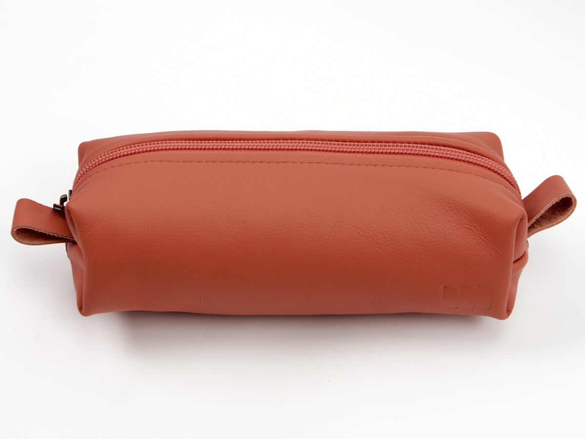 Estuche para bolígrafo Milloo Rec en color marrón chocolate